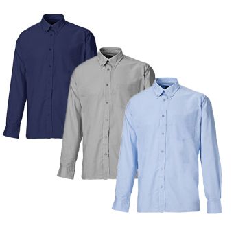 Dickies Mens Oxford Weave Long Sleeve Shirts