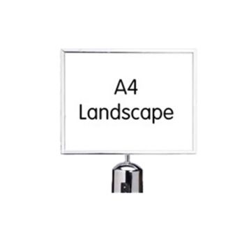 A4 Horizontal Sign Holder