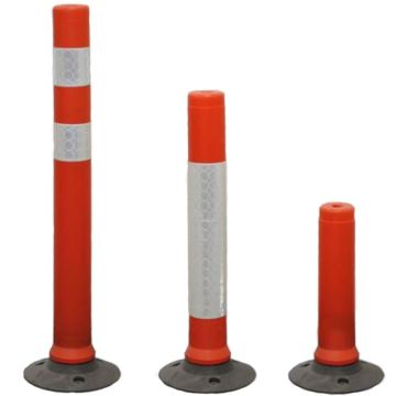 Dependable Fixed Reflective Plastic Bollard