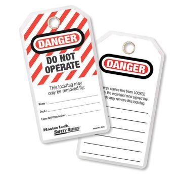 Master Lock Do Not Operate ID Tags