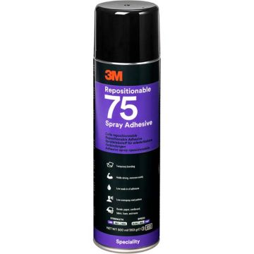 3M Repositionable Adhesive Spray 75