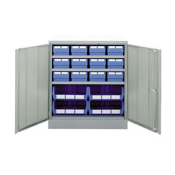 Pelstor Storage Cupboard Low with Bins and Trays