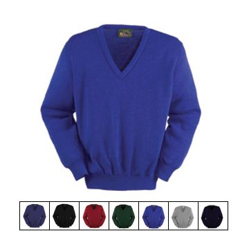Balmoral Wool V-Neck Pullover
