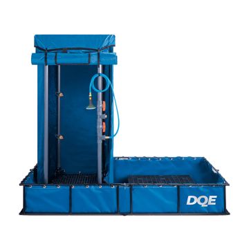DQE Standard Decontamination Shower System With Aluminium Pool 