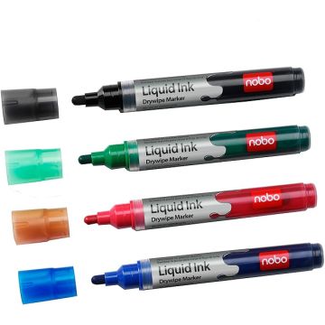 Nobo Liquid Ink Dry Erase Markers