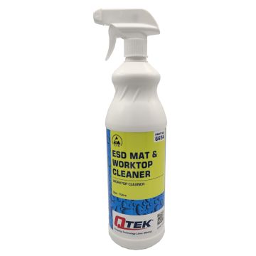 QTEK ESD Mat & Worktop Cleaner Spray - 1L