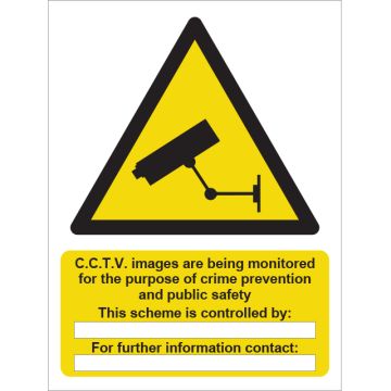 Dependable Caution! CCTV In Operation Signs