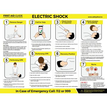 Dependable Electric Shock Guide Signs