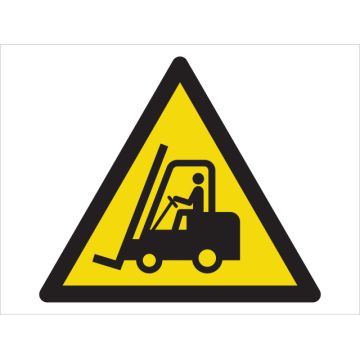 Dependable Caution! Fork Lifts Operating Symbol Signs