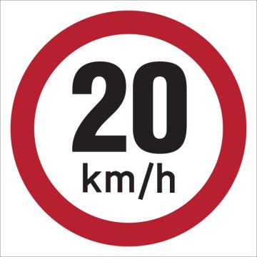 Dependable 20KMH Signs