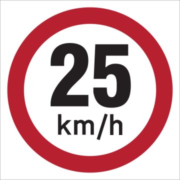 Dependable 25KMH Signs