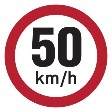 Dependable 50KMH Signs