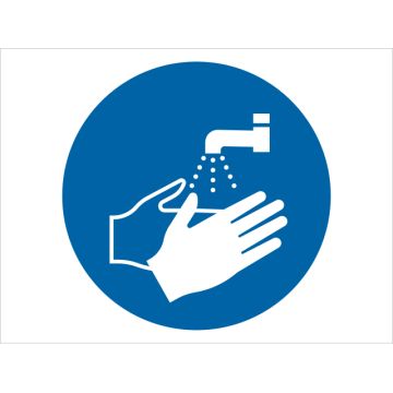 Dependable Wash Your Hands Symbol Signs