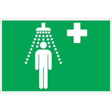 Dependable Emergency Shower Symbol Signs
