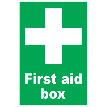 Dependable First Aid Box Signs