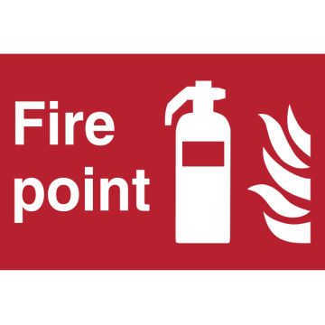 Dependable Fire Extinguisher Point Signs