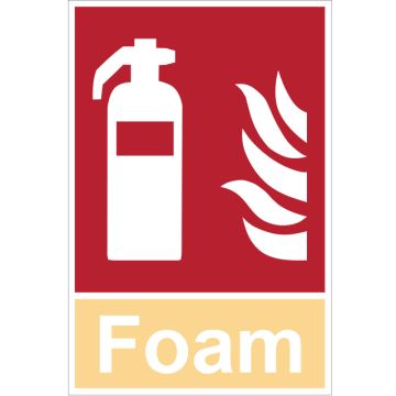 Dependable Foam Extinguisher Signs