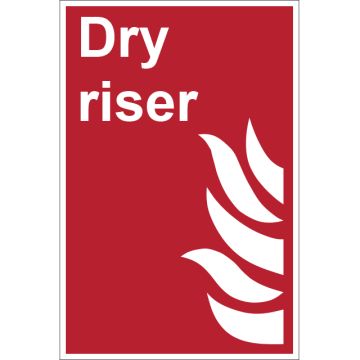 Dependable Dry Riser Signs