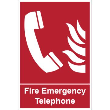 Dependable Fire Telephone Signs