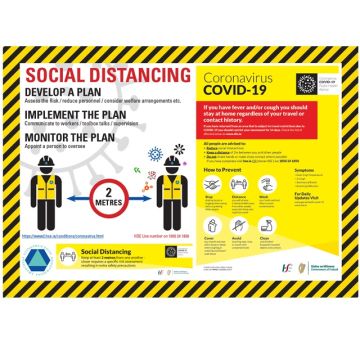 COVID-19 Social Distancing Planning Sign