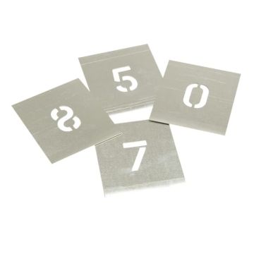 Stencils Numbers 0 to 9