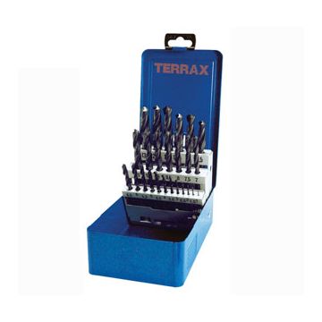 Terrax Twist Drill Set 25pc