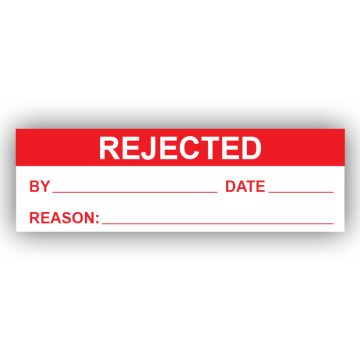 PremPak Write-On Labels - Rejected