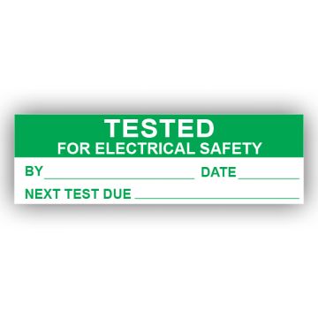 PremPak Write-On Labels - Tested (Electrical)