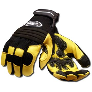 Ansell Projex Series Heavy Duty Leather Gloves - Size 8