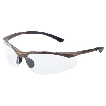 Bolle Contour Safety Glasses - Clear Lens