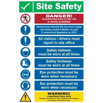 Dependable Site Safety Danger Signs