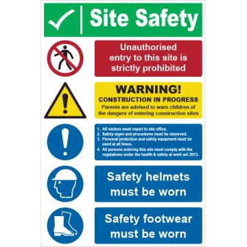 Dependable 'Unauthorised Entry to Site is Prohibited' Signs