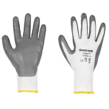 Honeywell Polytril Grey Nitrile Coated Gloves