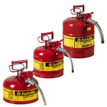 Justrite Type II Steel Safety Cans