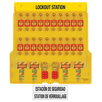 Master Lock 20 Lock Lockout Stations