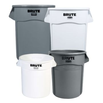 Rubbermaid Round Brute Containers