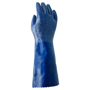 Showa Knit Lined Heavy Duty Nitrile Gloves