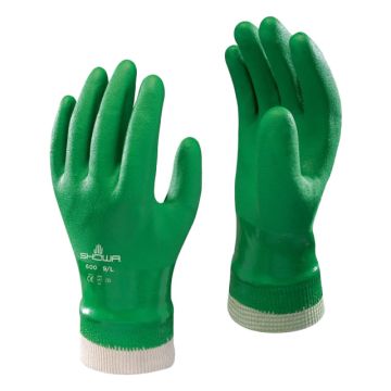 Showa PVC Knit Wrist Gloves